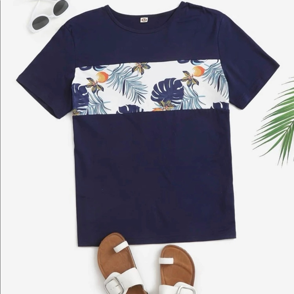 Family matching tropical outfits